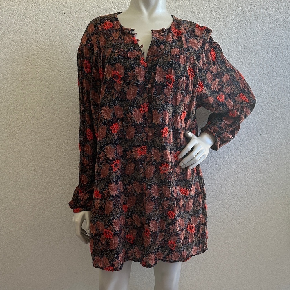Zara Trafaluc Collection Embroidered floral Tunic Dress - Picture 2 of 10
